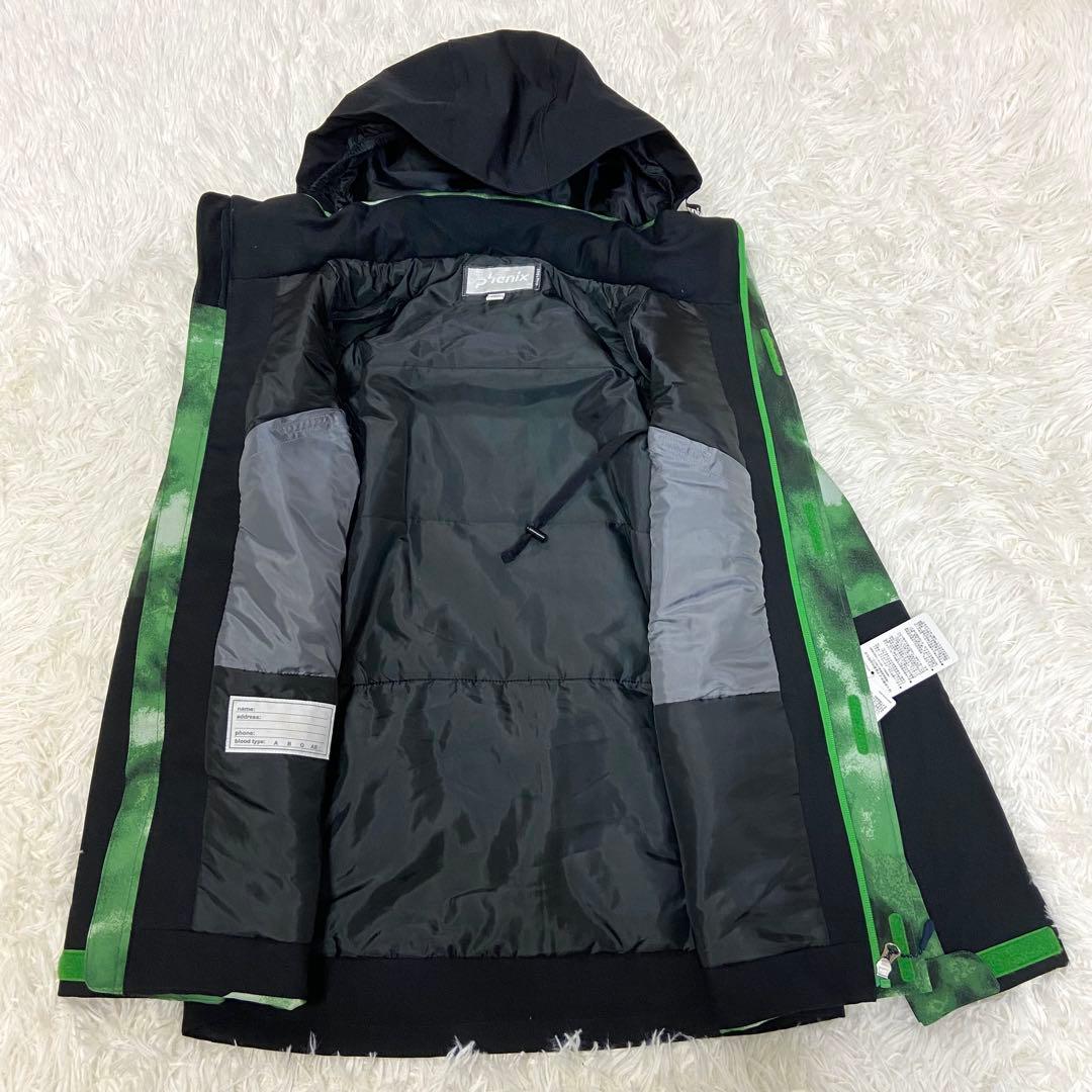 未使用タグ　phenix スキーウエア上下セット 160cm グリーン
