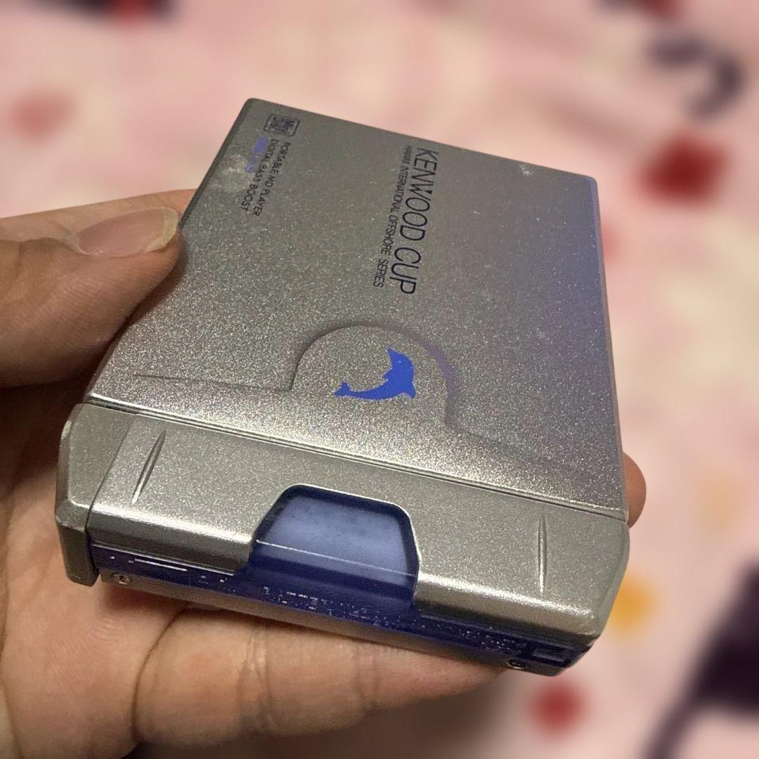 超希少 動作品 KENWOOD CUP OMC-L3 ポータブルMDプレーヤー