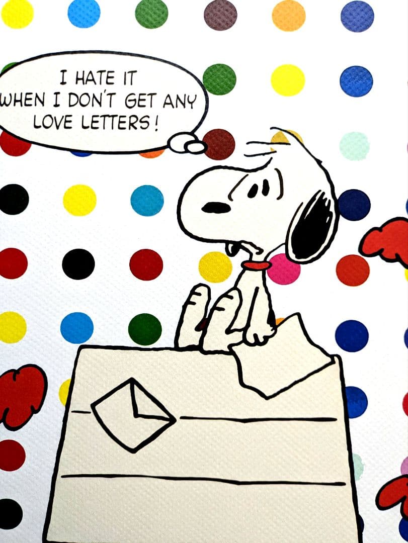 milk《額装仕様》【DEATH NYC】スヌーピー • カラフルドット