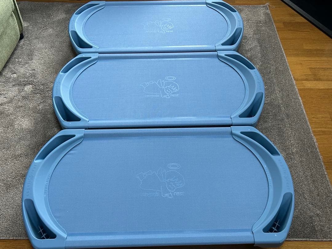 新品　午睡用ベッド　お昼寝コット　保育園　エンジェル社スペースライン　3台
