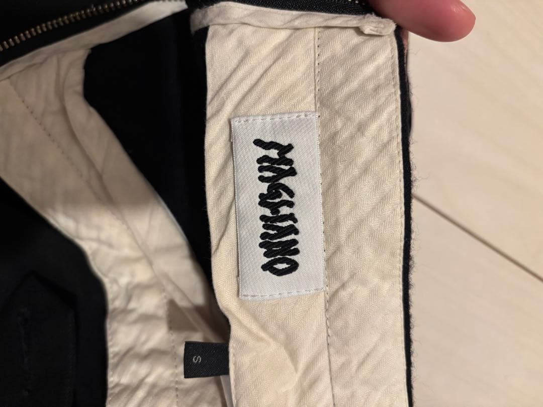 【名作】　MAGLIANO アシメトリー スラックス ブラック マリアーノ