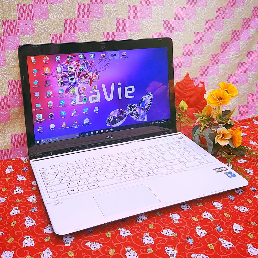 極上品！大人気！美品/3世代Celeron /NEC /新型Win10/動画編集