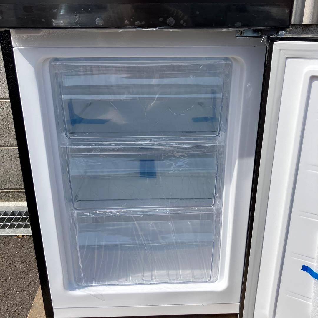 MAXZEN マクゼン 冷蔵庫 157L JR157ML01GM 黒