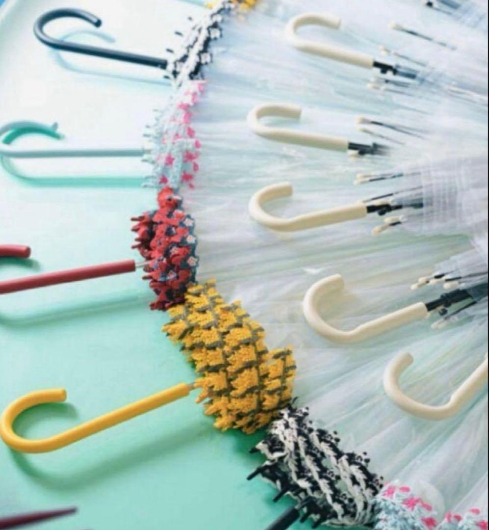 【ストロベリー】近沢レース ハッピーレースアンブレラ 春摘みいちご レッド