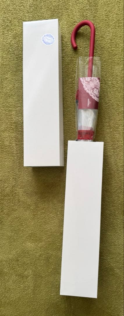 【ストロベリー】近沢レース ハッピーレースアンブレラ 春摘みいちご レッド