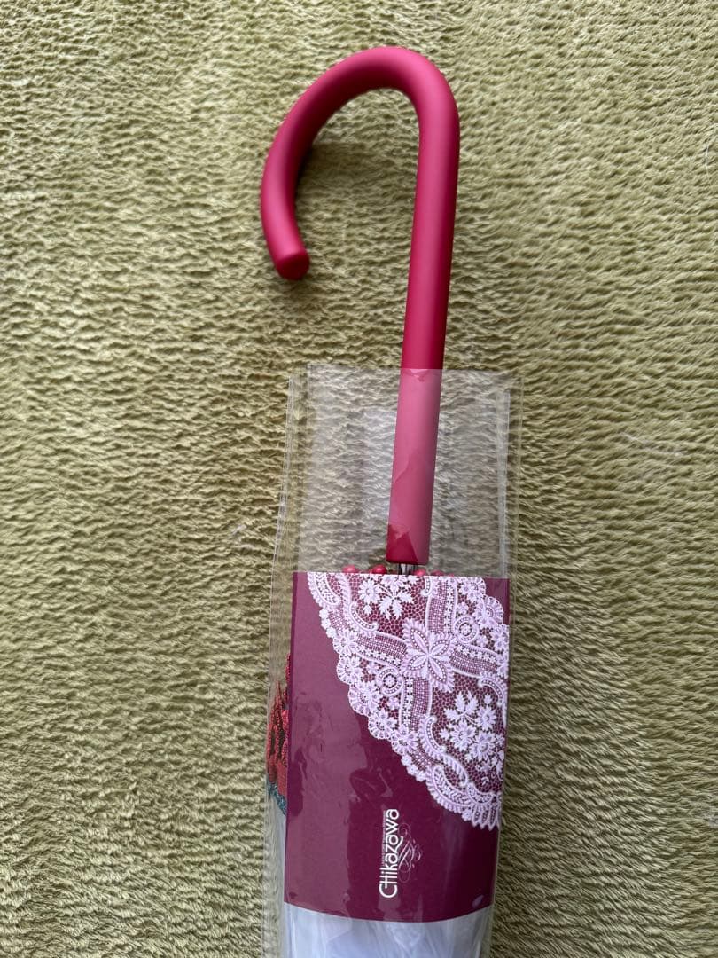 【ストロベリー】近沢レース ハッピーレースアンブレラ 春摘みいちご レッド