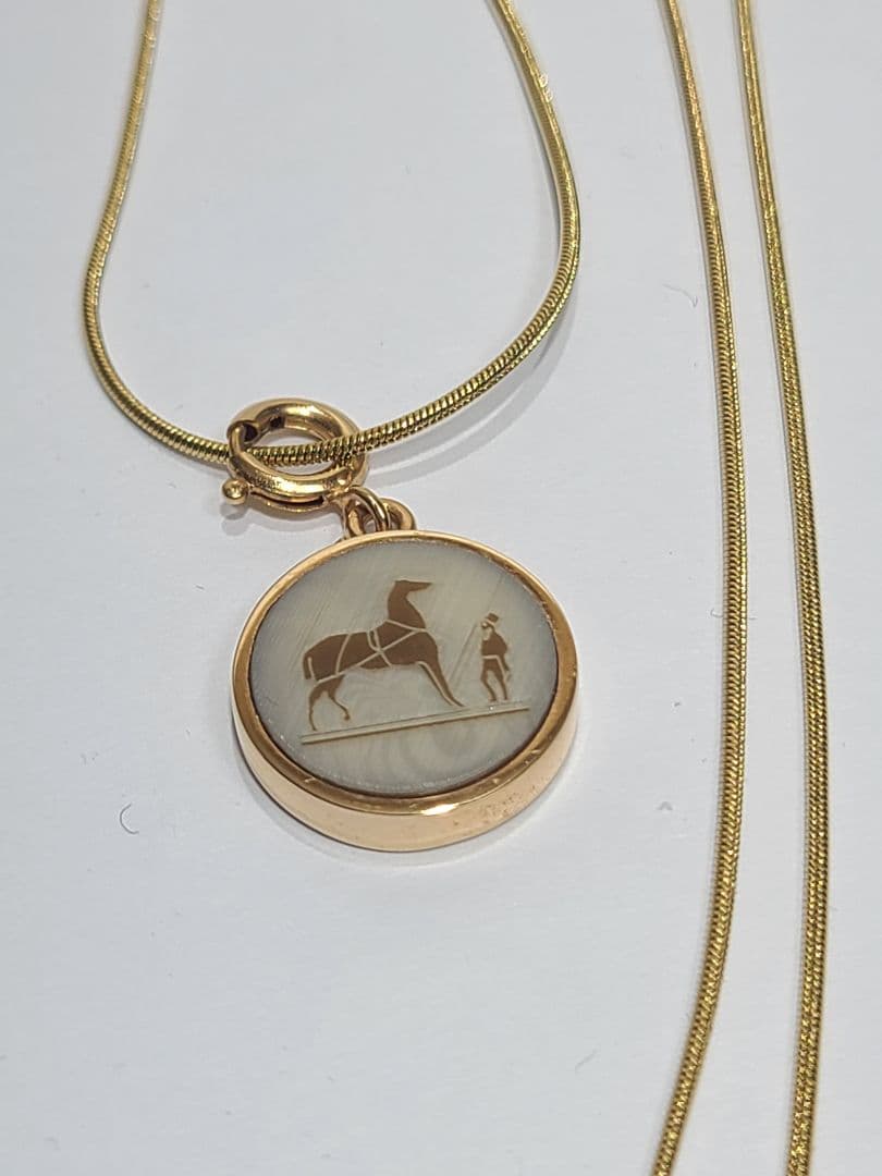 エルメス　コロゾ　ネックレス　ペンダントトップ　チャーム　ゴールド