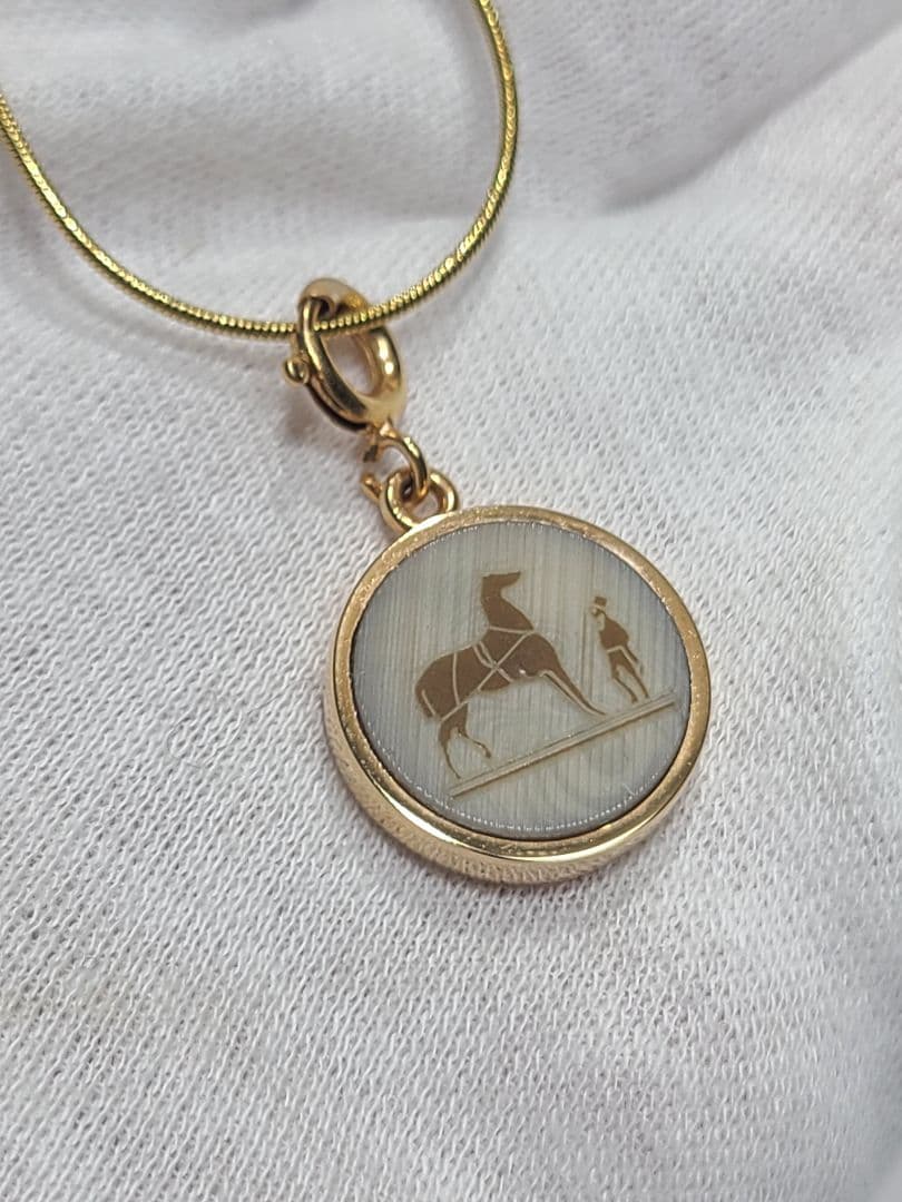 エルメス　コロゾ　ネックレス　ペンダントトップ　チャーム　ゴールド