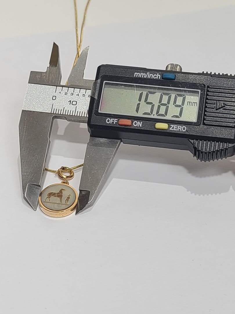 エルメス　コロゾ　ネックレス　ペンダントトップ　チャーム　ゴールド