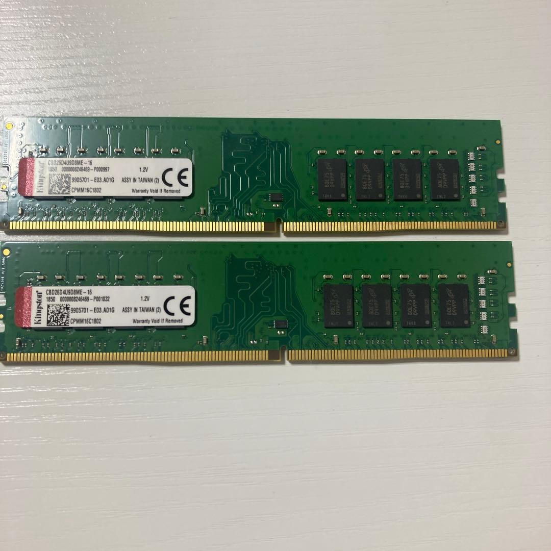 Kingston 16GB×2 DDR4 2666mhz