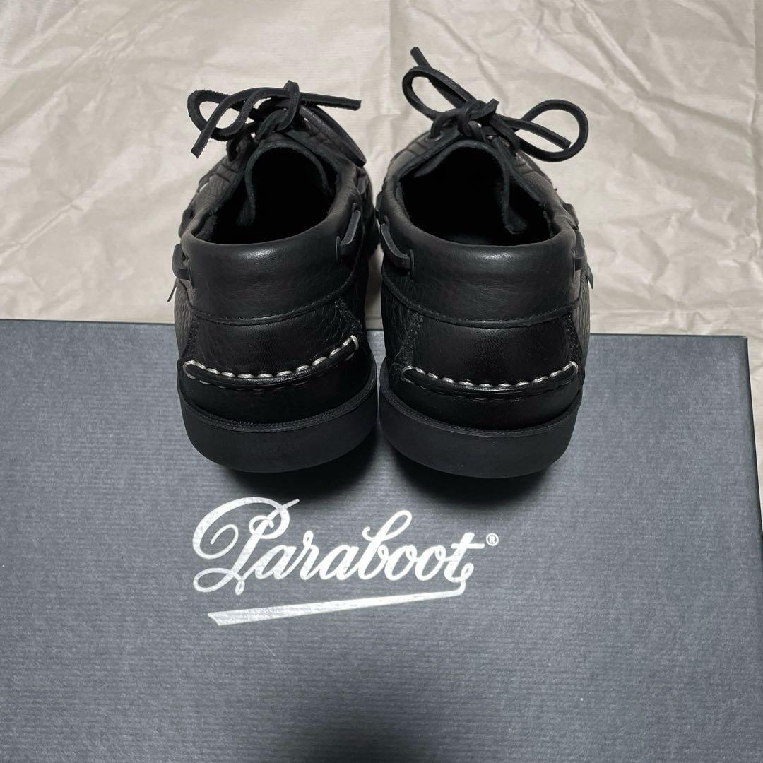 【未使用品(新品)】パラブーツ バース(デッキシューズ) カーフグレインレザー