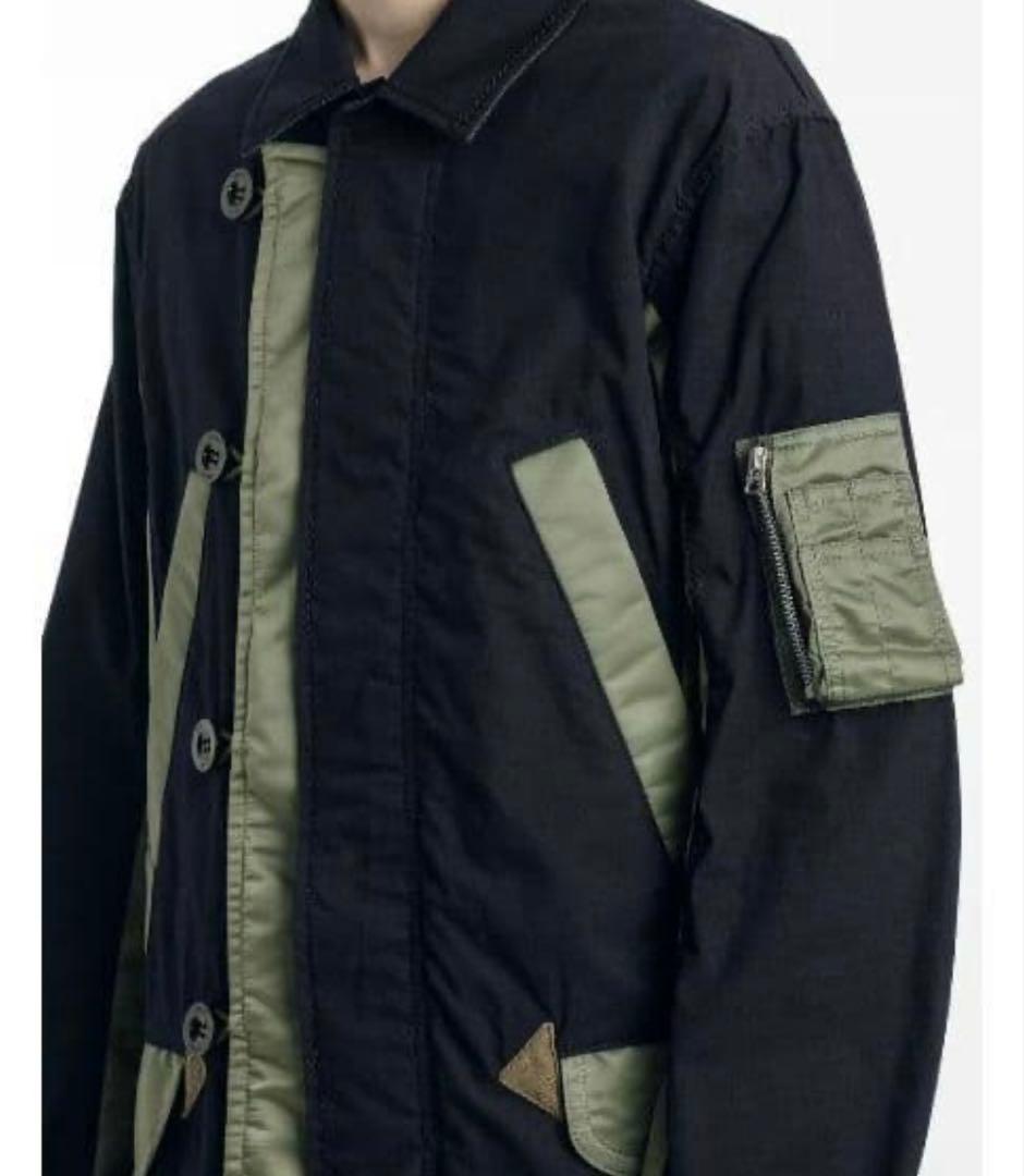Sacai サカイ ミリタリー コートになります☆（size L）