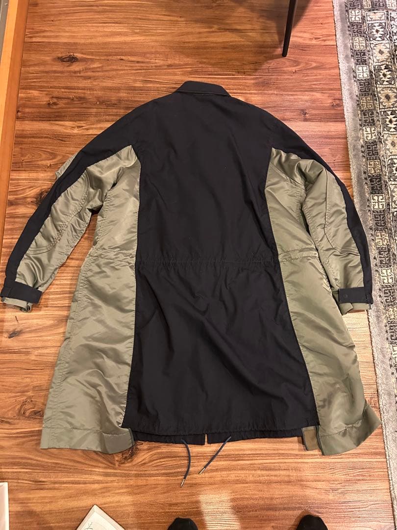 Sacai サカイ ミリタリー コートになります☆（size L）