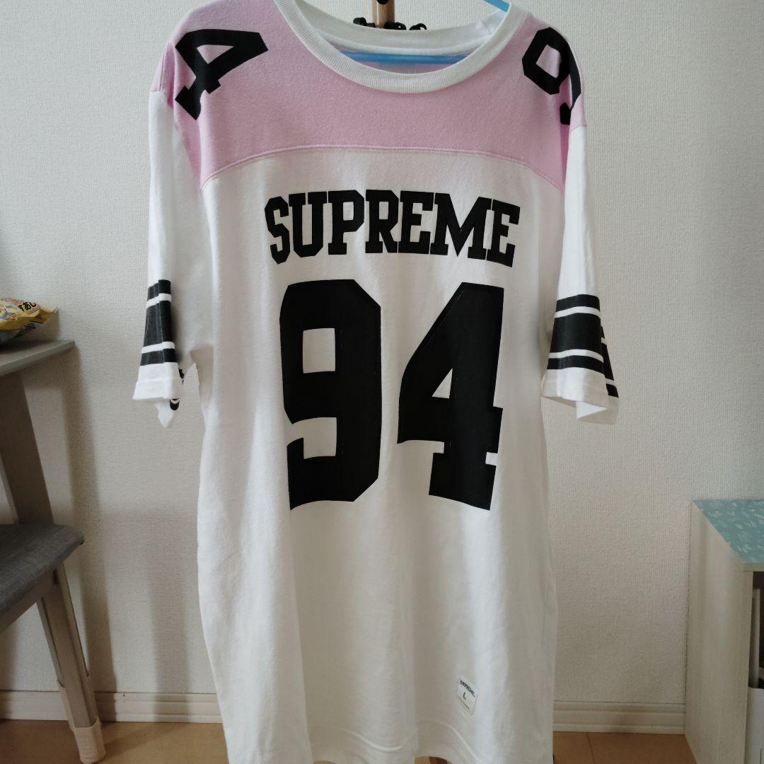 supremeフットボールシャツ激レアカラー　サイズＬ