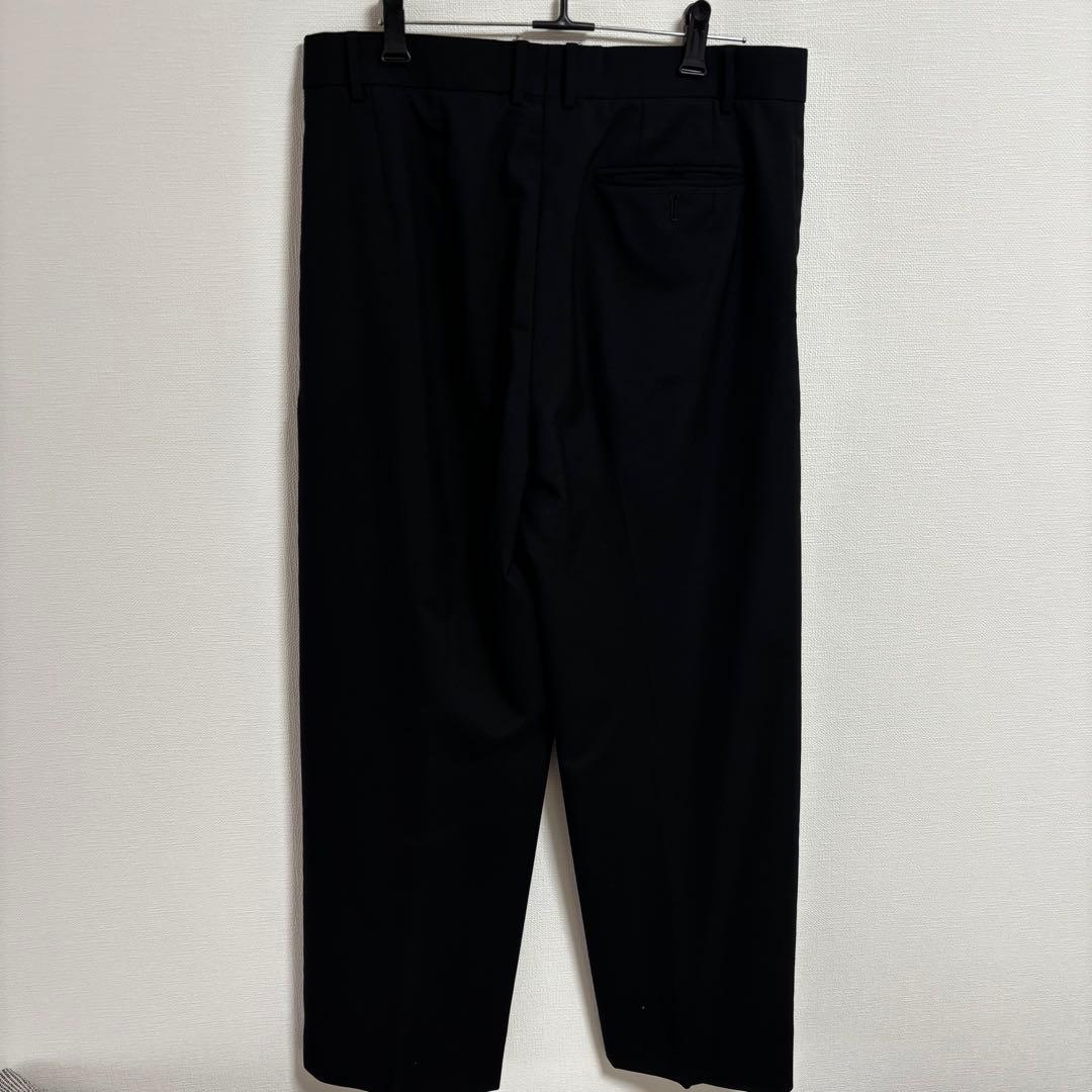 h beauty&youth ウールトロピカル 2プリーツワイドパンツ