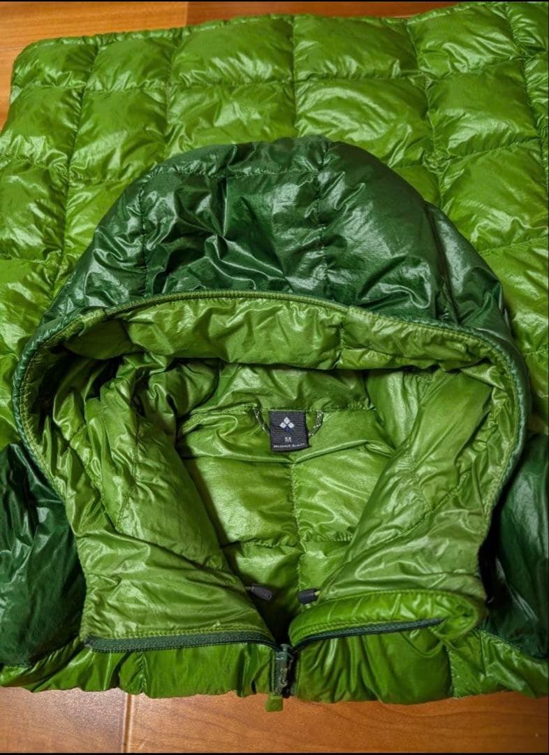 モンベル　スペリオダウンパーカ　メンズM　グリーン　Y2K