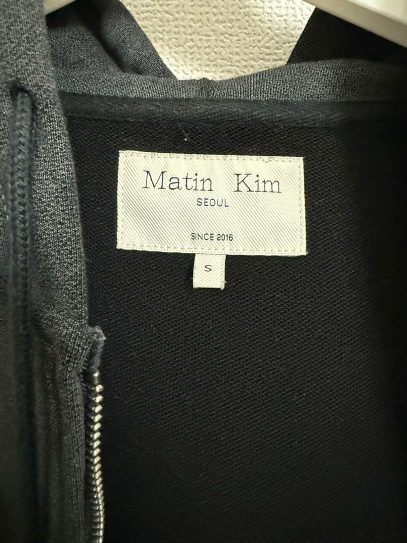 た*ん様 Matin Kim FRONT LOGO STITCH WASHED