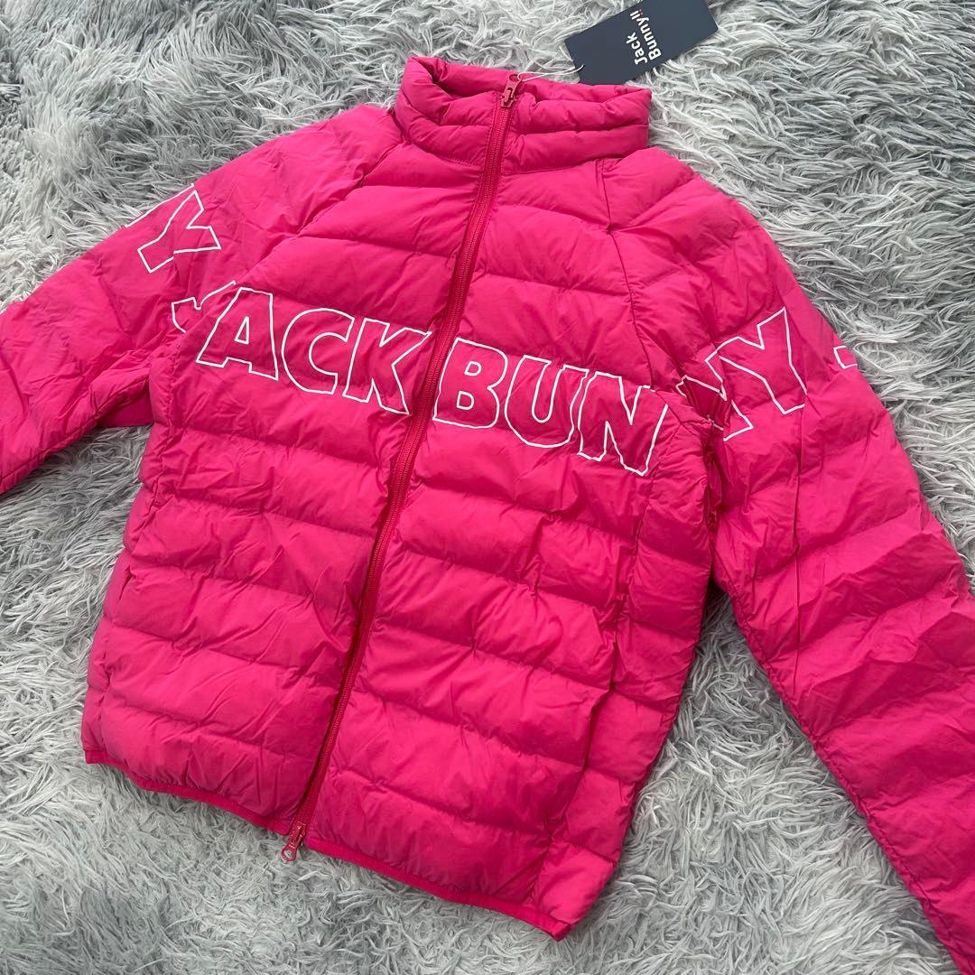 新品　ジャックバニー　ジャケット　中綿　ピンク フルジップ　ブルゾン　サイズ2