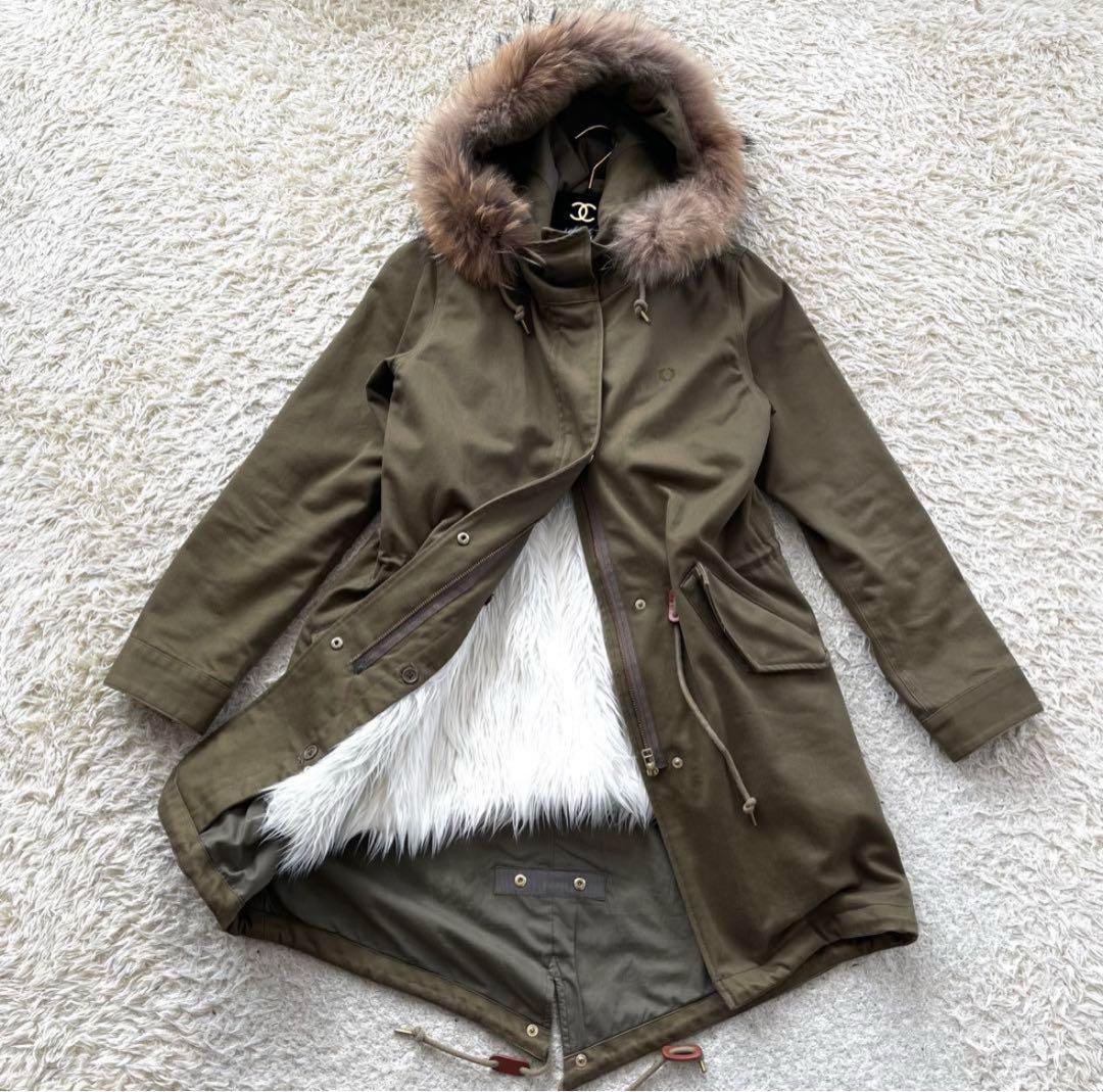 フレッドペリー　カーキ　モッズコート FRED PERRY