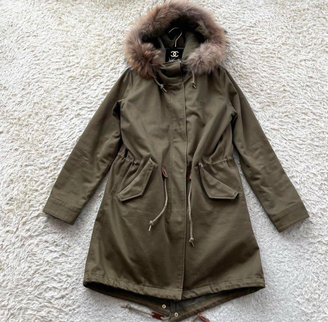フレッドペリー　カーキ　モッズコート FRED PERRY