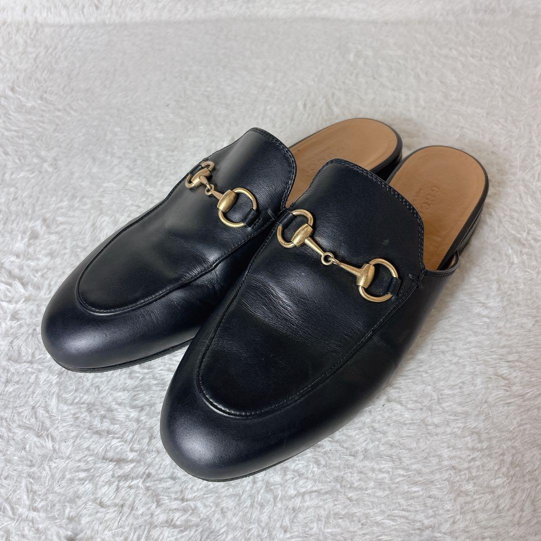 GUCCI グッチ ホースビット ローファー スリッポン プリンスタウン レザー