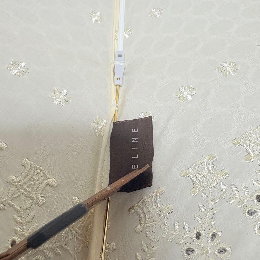 CELINE セリーヌ　マカダム総柄　トリオンフ　晴雨兼用UV折りたたみ傘