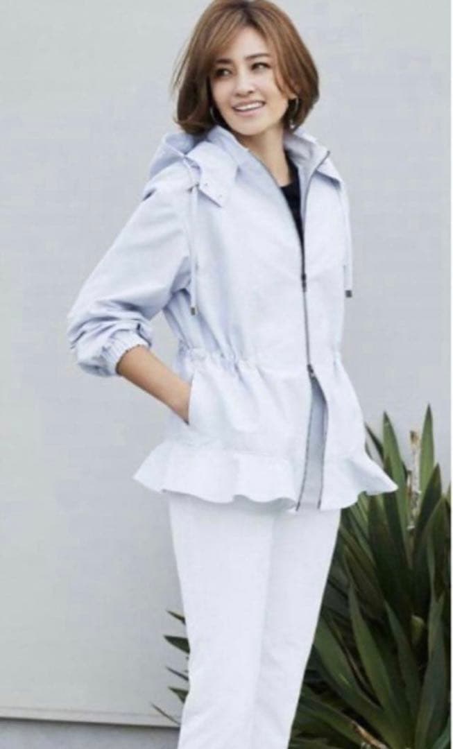 セオリーリュクス☆2023ラッフルブルゾン38ウォッシャブル