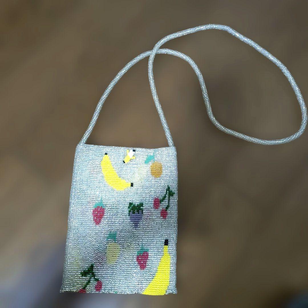 pura utz / FRUIT SALAD PHONE BAG　ビーズバッグ
