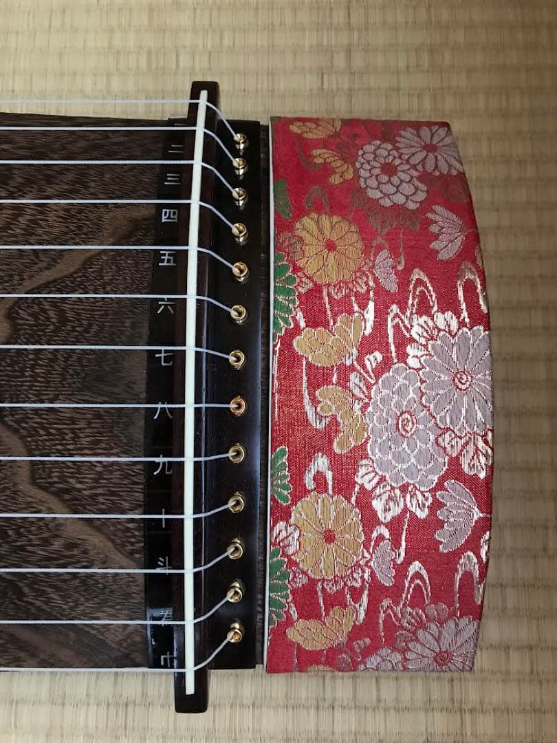 やっさん 13弦琴セット（琴本体、琴カバー、琴爪、琴柱など）