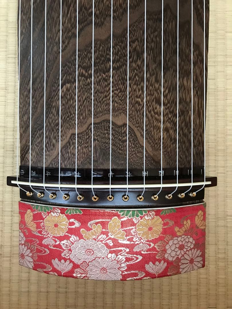 やっさん 13弦琴セット（琴本体、琴カバー、琴爪、琴柱など）