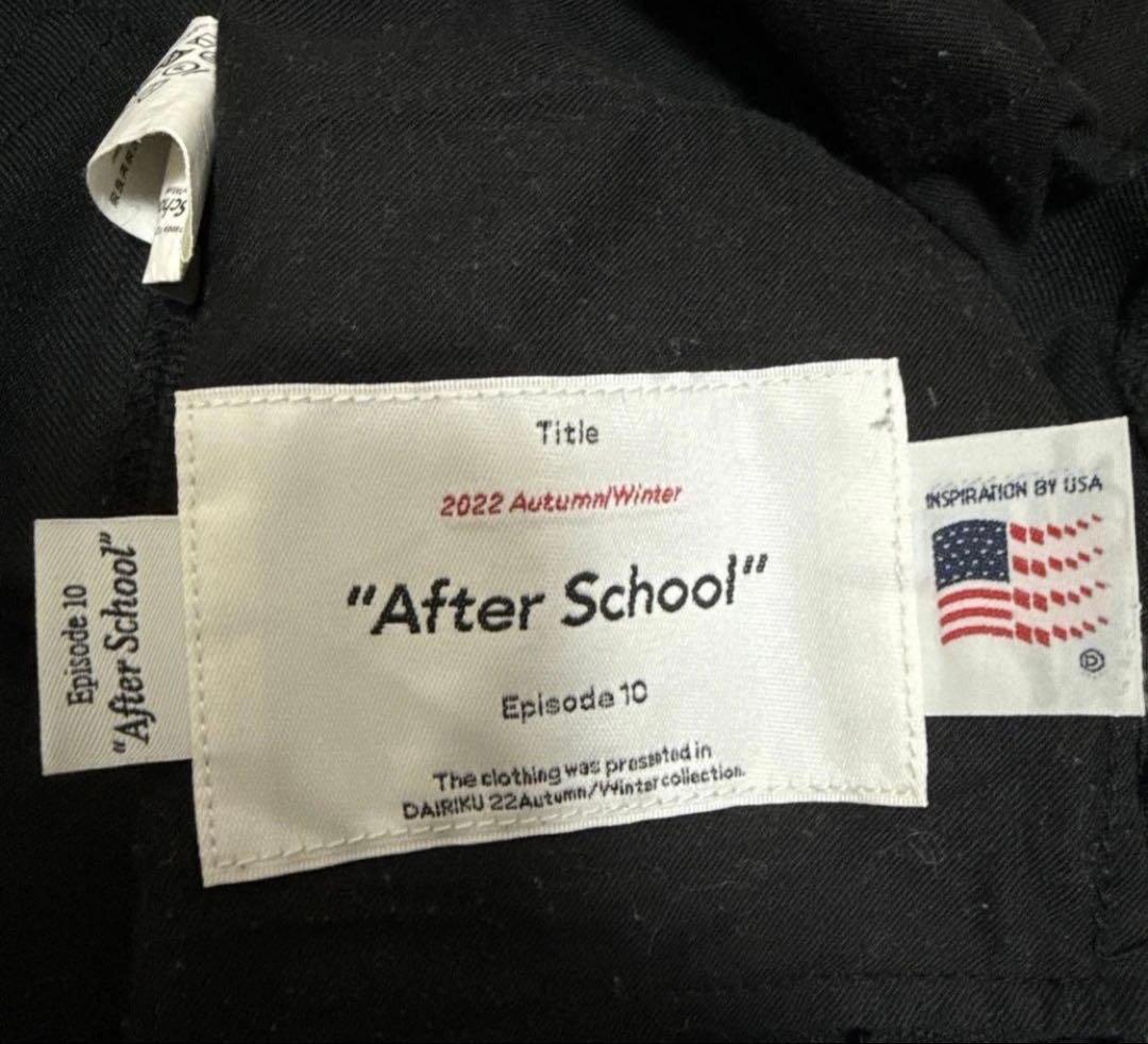 dairiku フレアパンツ 黒