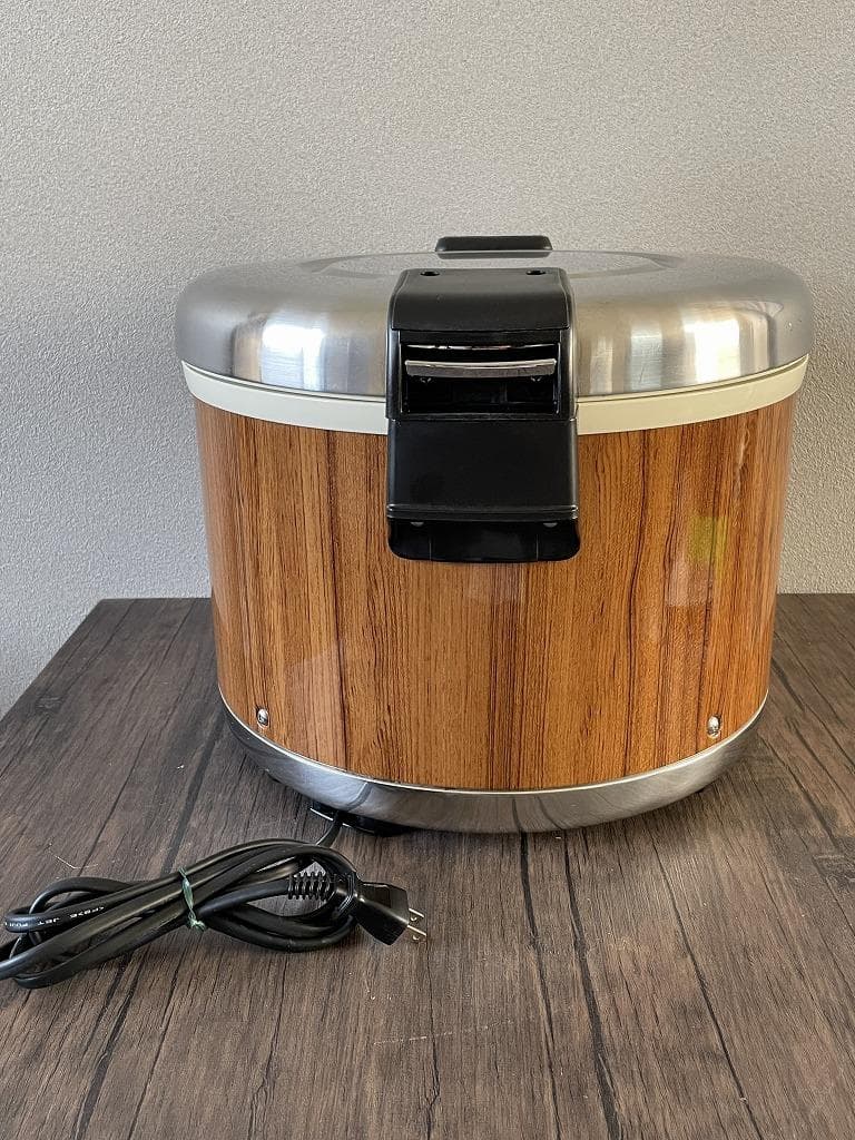 【美品】象印　業務用電子ジャー　THA-C60A型　木目調　2022年製