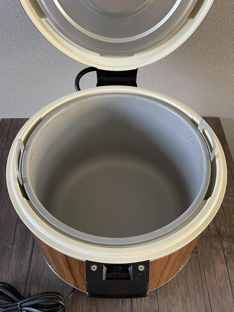 【美品】象印　業務用電子ジャー　THA-C60A型　木目調　2022年製