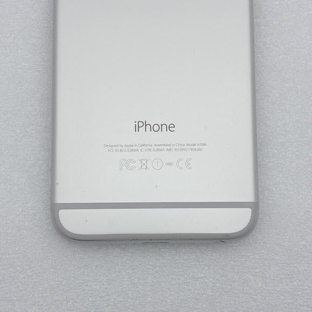 【美品】iPhone6 シルバー 本体 64GB バッテリー最大容量91%