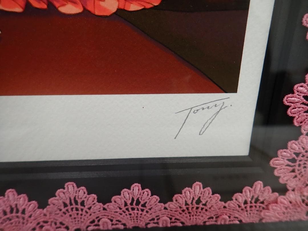 ④未使用・保証書付 Tony トニー「艶情」ミクスドメディア　アールビバン