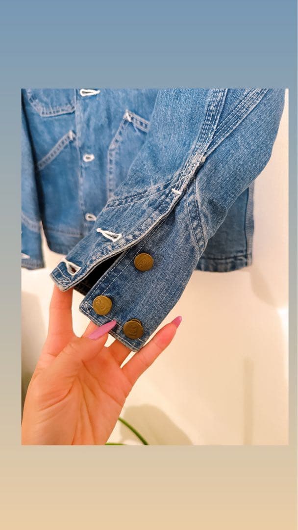 Lee ×ロンハーマンRHCコラボ　デニムジャケット ボア裏地付き