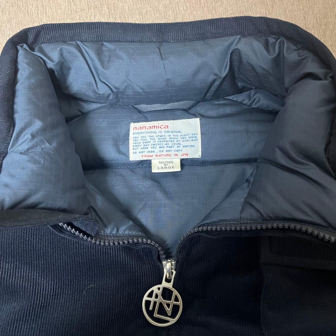 美品 nanamica ダウンベスト ナナミカ ダウンジャケット