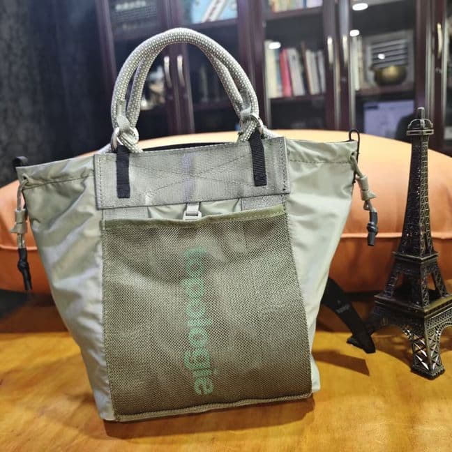 Topologie ナイロン製 ショルダーバッグ シルバー グレー ブラック