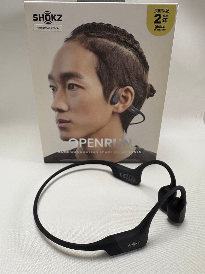 や*ン様 S803 SHOKZ OPENRUN 骨伝導イヤホン ブラック