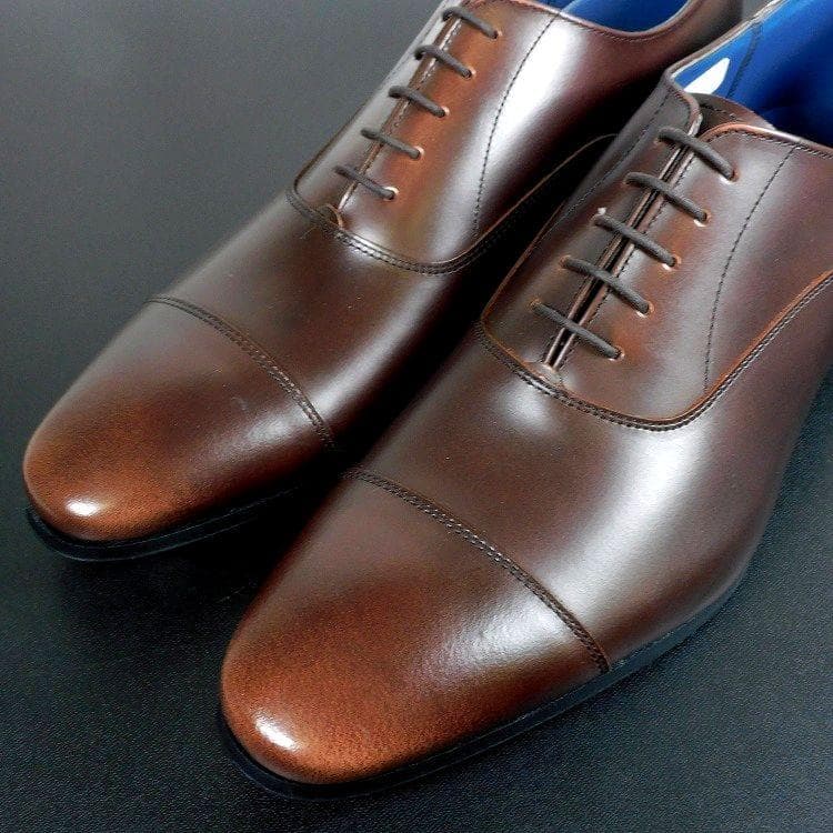 ポン太　新品 REGAL リーガル 27cm 茶 内羽根 ストレートチップ