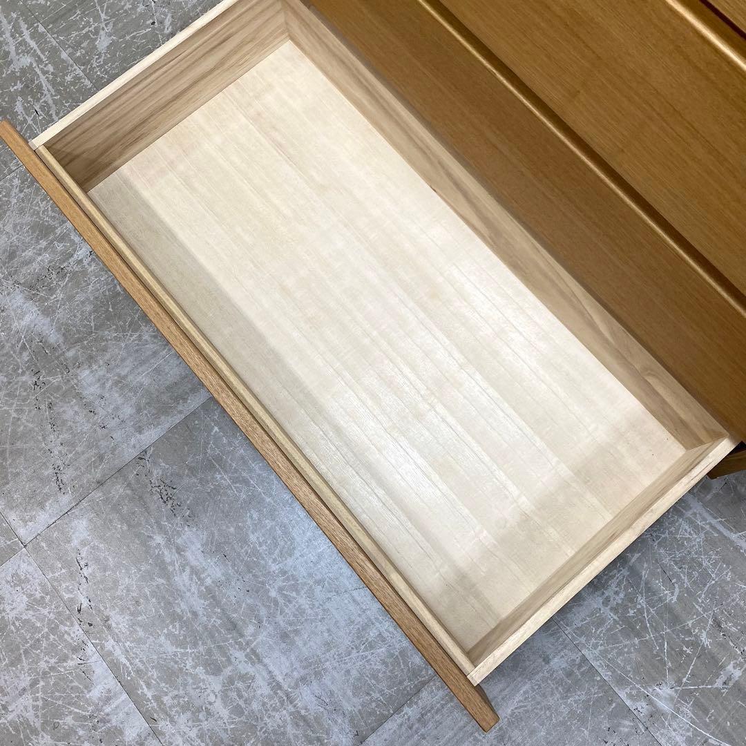 MUJI 無印良品 チェスト 引き出し 収納 4段 オーク材突板