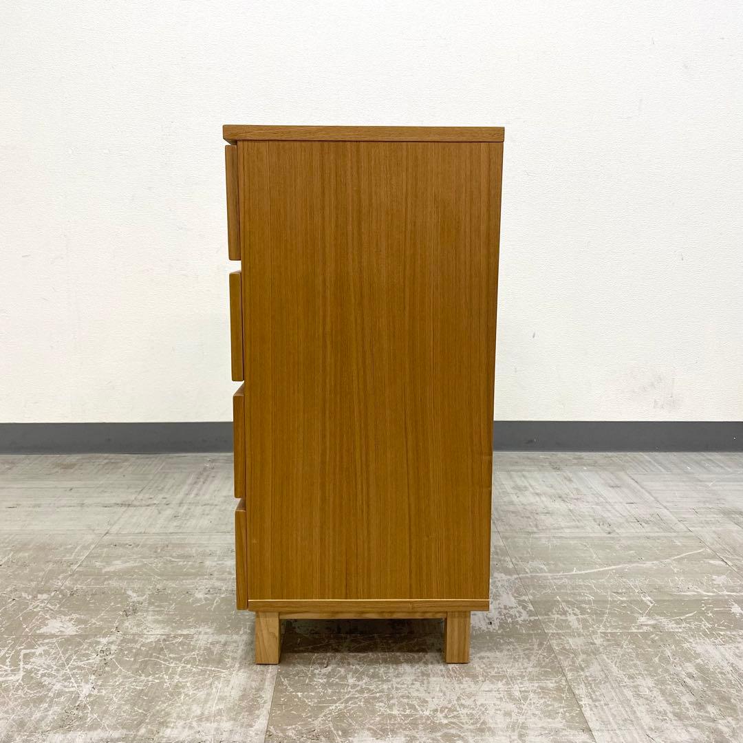 MUJI 無印良品 チェスト 引き出し 収納 4段 オーク材突板