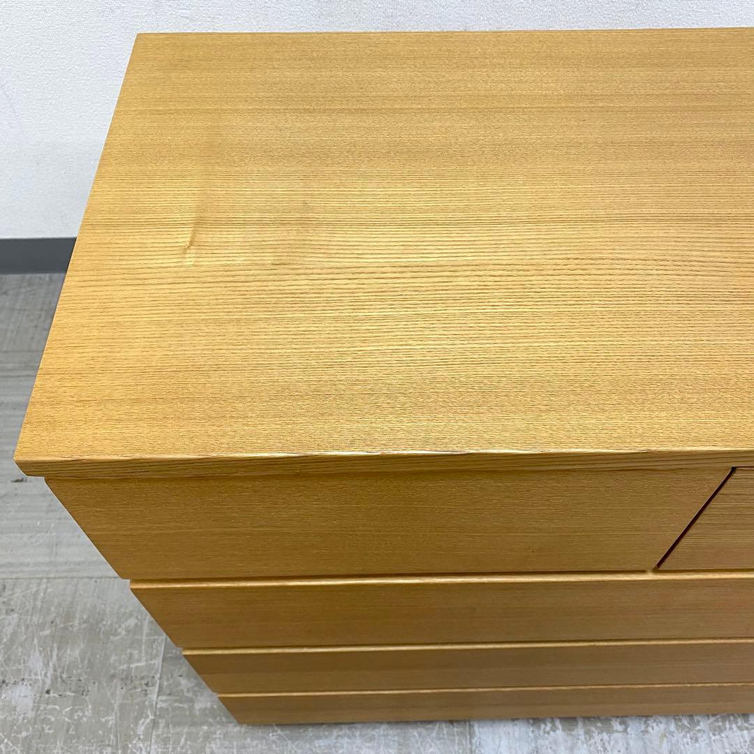 MUJI 無印良品 チェスト 引き出し 収納 4段 オーク材突板
