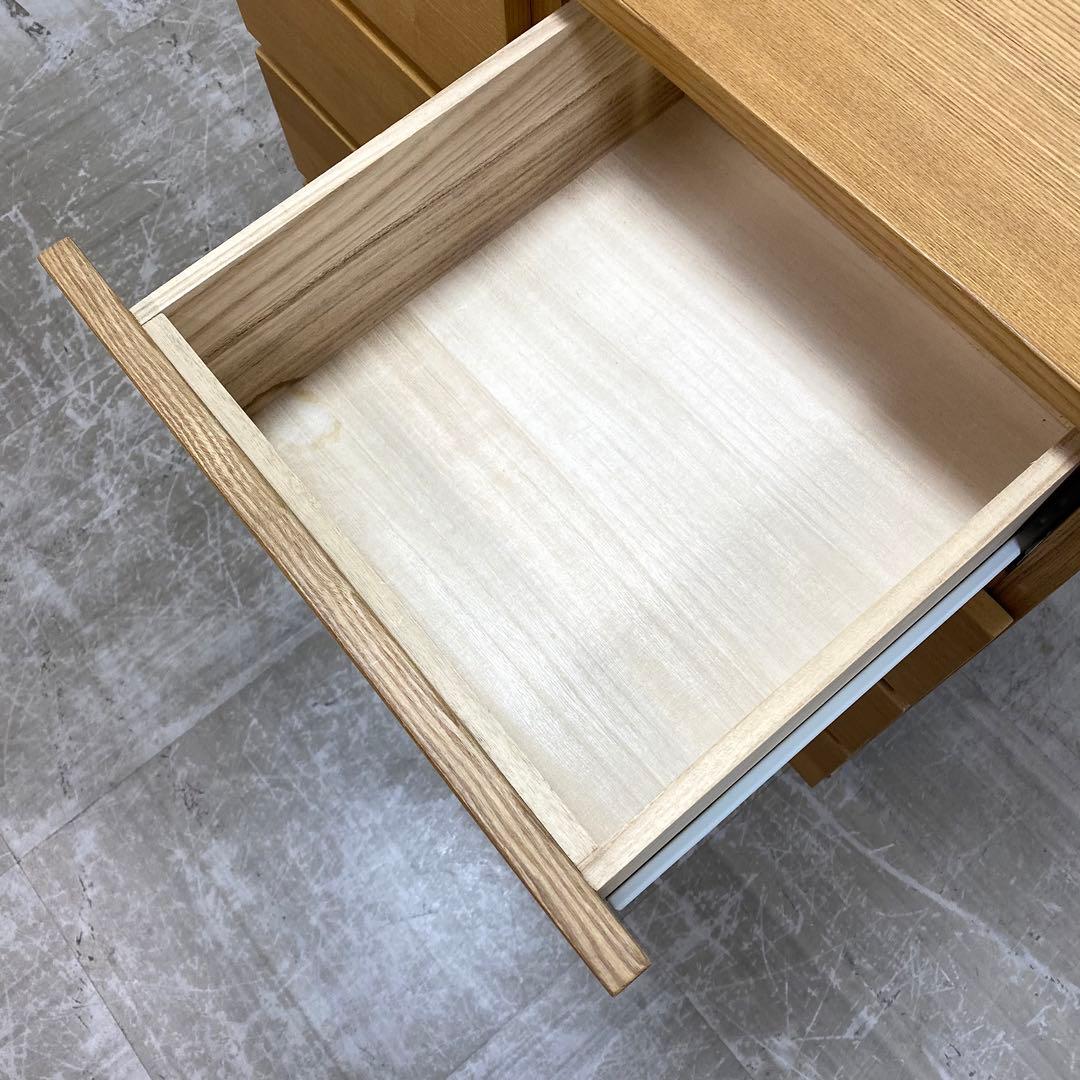 MUJI 無印良品 チェスト 引き出し 収納 4段 オーク材突板