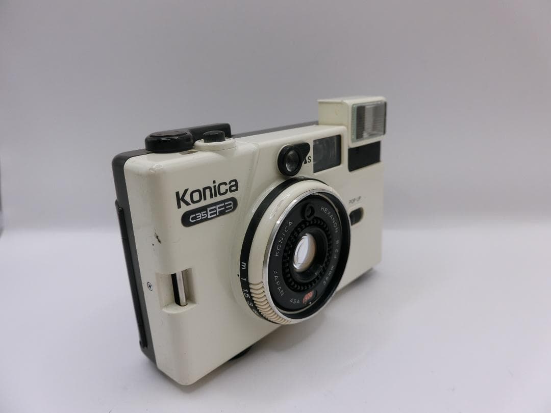 【完動品】 KONICA C35 EF3 コンパクトフィルムカメラ 動作確認済み