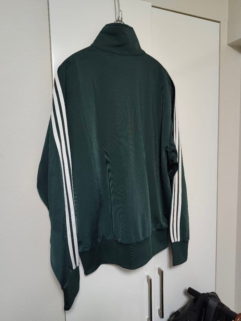 アディダス　トラックジャケット　ダークグリーン　XL