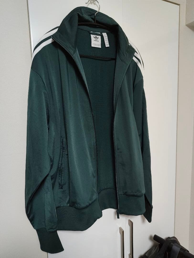 アディダス　トラックジャケット　ダークグリーン　XL