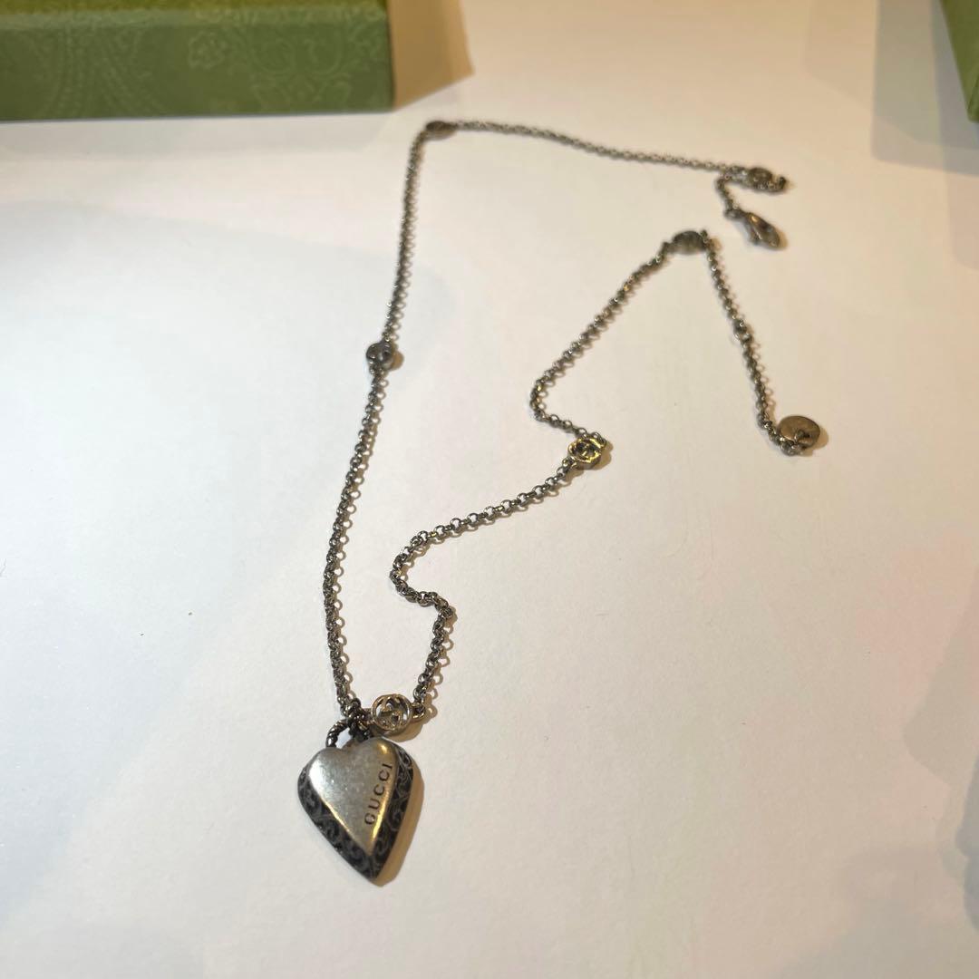 GUCCI グッチ　ネックレス　ハート