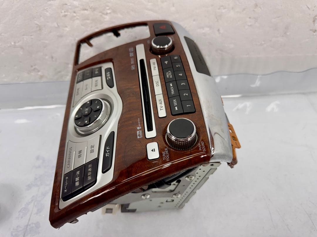 エルグランド E51 NE51 後期ナビ オーディオスイッチ ウッドパネル