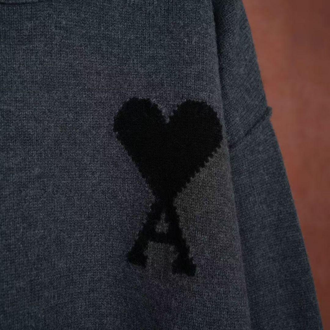 ✨Amiparis ダークグレー ポロセーター 男女兼用